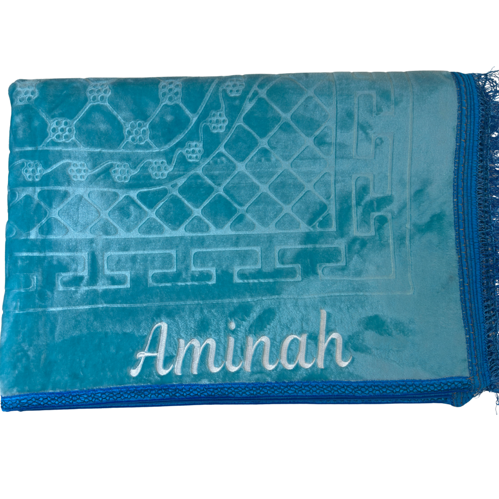 Velvet Prayer Rugs (Customizable)