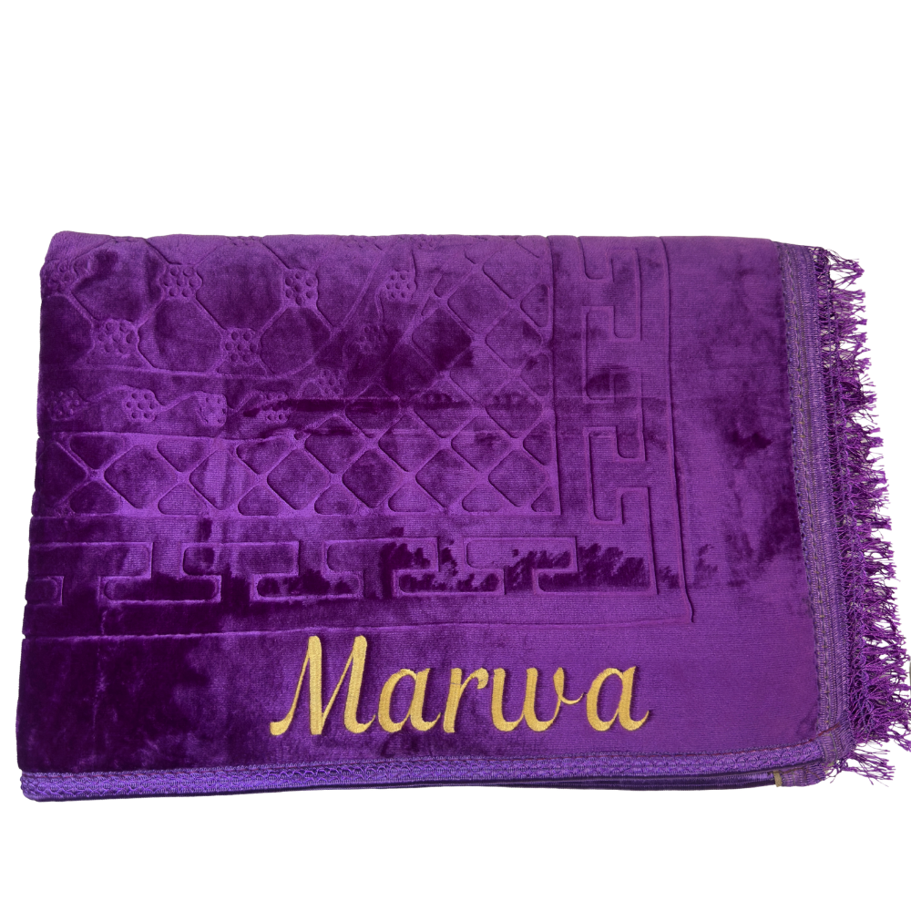 Velvet Prayer Rugs (Customizable)